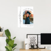 Abschluss Herzlichen Glückwunsch Begrüßung Poster (Heimbüro)