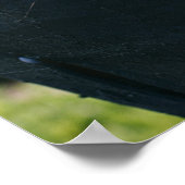 Abschluss Herzlichen Glückwunsch Black Modern Foto Poster (Ecke)