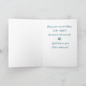 Abschluss Herzlichen Glückwunsch Cap and Diploma Karte (Innenseite)