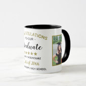 Abschluss Herzlichen Glückwunsch Graduate Custom 2 Tasse (VorderseiteRechts)
