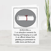 Abschluss Herzlichen Glückwunsch Grußkarte Karte (Vorderseite)