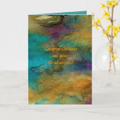 Abschluss Herzlichen Glückwunsch Grußkarte Karte (Gelbe Blume)