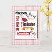 Abschluss Herzlichen Glückwunsch Karte zur Persona (Gelbe Blume)