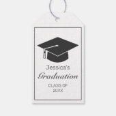 Abschluss Herzlichen Glückwunsch Modern Minimalist Geschenkanhänger (Rückseite)