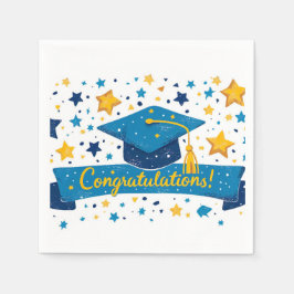 Abschluss Herzlichen Glückwunsch Napkins Serviette