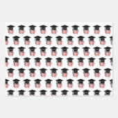 Abschluss Herzlichen Glückwunsch Packpapier Blätte Geschenkpapier Set (Vorderseite)