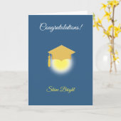 Abschluss Herzlichen Glückwunsch zu Award Blue Karte (Gelbe Blume)