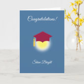 Abschluss Herzlichen Glückwunsch zu Award Blue Karte (Gelbe Blume)