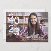 Abschluss High School 2023 Foto Ankündigung (Vorderseite)