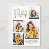 Abschluss High School 2023 Foto Party Einladung (Vorderseite)