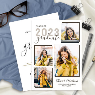 Abschluss High School 2023 Foto Party Einladung