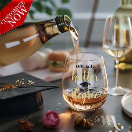 Abschluss Hotter für ein Grad Weinglas Ohne Stiel