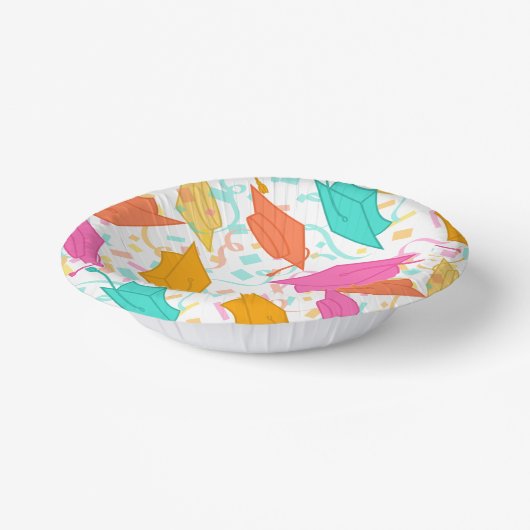 Abschluss-Huttoss (tropisch) Pappteller (Gewinkelt)