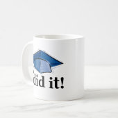 Abschluss, ich habe es getan! kaffeetasse (Vorderseite Links)