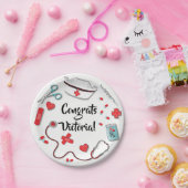 Abschluss-Icons Papier-Teller Pappteller (Party)