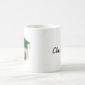 Abschluss-Igels-Tasse - Grün Kaffeetasse (Mittel)