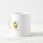 Abschluss im Beruf Süße Biene Kaffeetasse (Vorderseite Links)