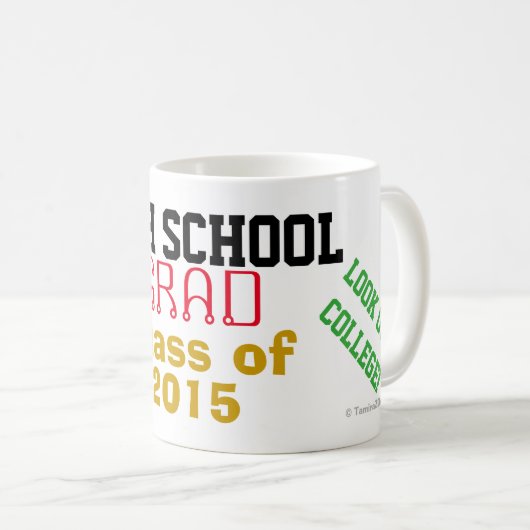 Abschluss im Schuljahr Kaffeetasse (VorderseiteRechts)