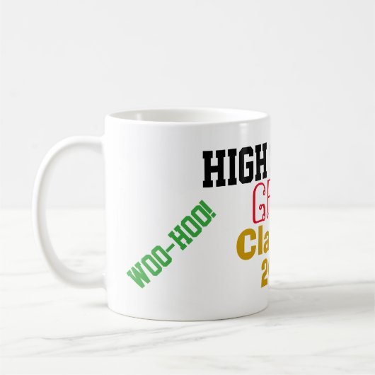 Abschluss im Schuljahr Kaffeetasse (Links)