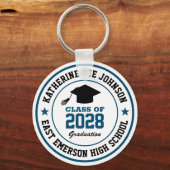 Abschluss im Sekundarbereich Jahr - benutzerdefini Schlüsselanhänger (Vorderseite)