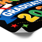 Abschluss im Vorschulalter 2025 Kinder-Jungen im V Poster (Ecke)