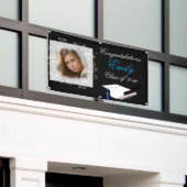 Abschluss, Imitate funkeln Glitzer, Foto Banner (Äußeres Gebäude)