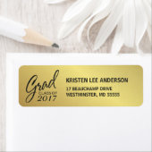 Abschluss Imitate Golden Foil Elegante Handschrift (Insitu)