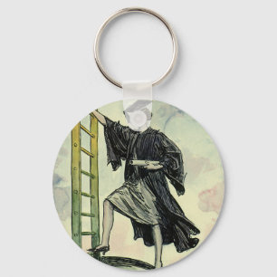 Abschluss in alter Zeit, den Weg in der Unternehme Schlüsselanhänger