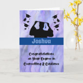 Abschluss in Beratung und Beratung Karte (Gelbe Blume)