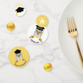 Abschluss in Black & Gold Confetti Konfetti (Gruppe)