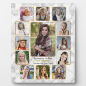 Abschluss in der Hochschule Foto Collage Weißer Ma Fotoplatte (Vorderseite)