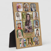 Abschluss in der Hochschule FotoCollage Rustic Bur Fotoplatte (Seite)