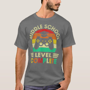 Abschluss in der Mittelstufe Vollständiges Videosp T-Shirt