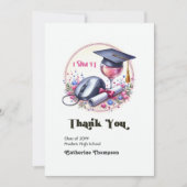 Abschluss in Informatik und Informationstechnologi Dankeskarte (Vorderseite)