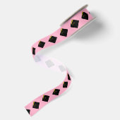 Abschluss in Rosa Satinband (Rückseite)