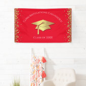 Abschluss in Rot und Gold Banner (Insitu)