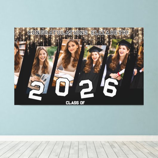 Abschluss  Individuelle Leinwand mit Fotocollage (Insitu (Holzboden))