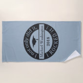 Abschluss individuelle Name & Badetuch (Vorderseite)