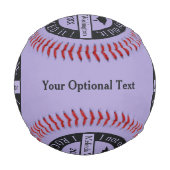 Abschluss individuelle Name & Baseball (Vorderseite)