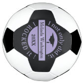 Abschluss individuelle Name & Fußball (Gedreht)