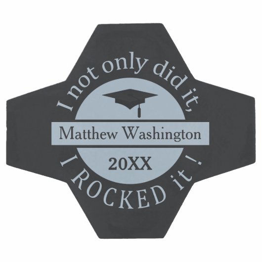 Abschluss individuelle Name & Fußball (Flach)