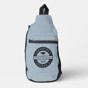 Abschluss individuelle Name & Jahr Crossbody Bag