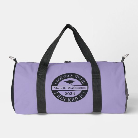 Abschluss individuelle Name & Jahr Duffle Bag (Vorderseite)