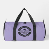 Abschluss individuelle Name & Jahr Duffle Bag (Rückseite)