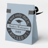 Abschluss individuelle Name & Jahr Günstige Tasche Geschenkschachtel (Rückseite)