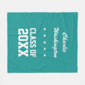 Abschluss individuelle Name, Jahr und Fleece (Vorderseite (Horizontal))