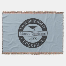 Abschluss individuelle Name & Jahr werfen Decke