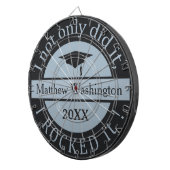 Abschluss individuelle Name & Jahresdartboard Dartscheibe (Vorderseite rechts)