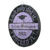 Abschluss individuelle Name & Jahresdartboard Dartscheibe (Vorderseite rechts)