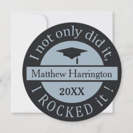 Abschluss individuelle Name & Jahreseinladungen Einladung